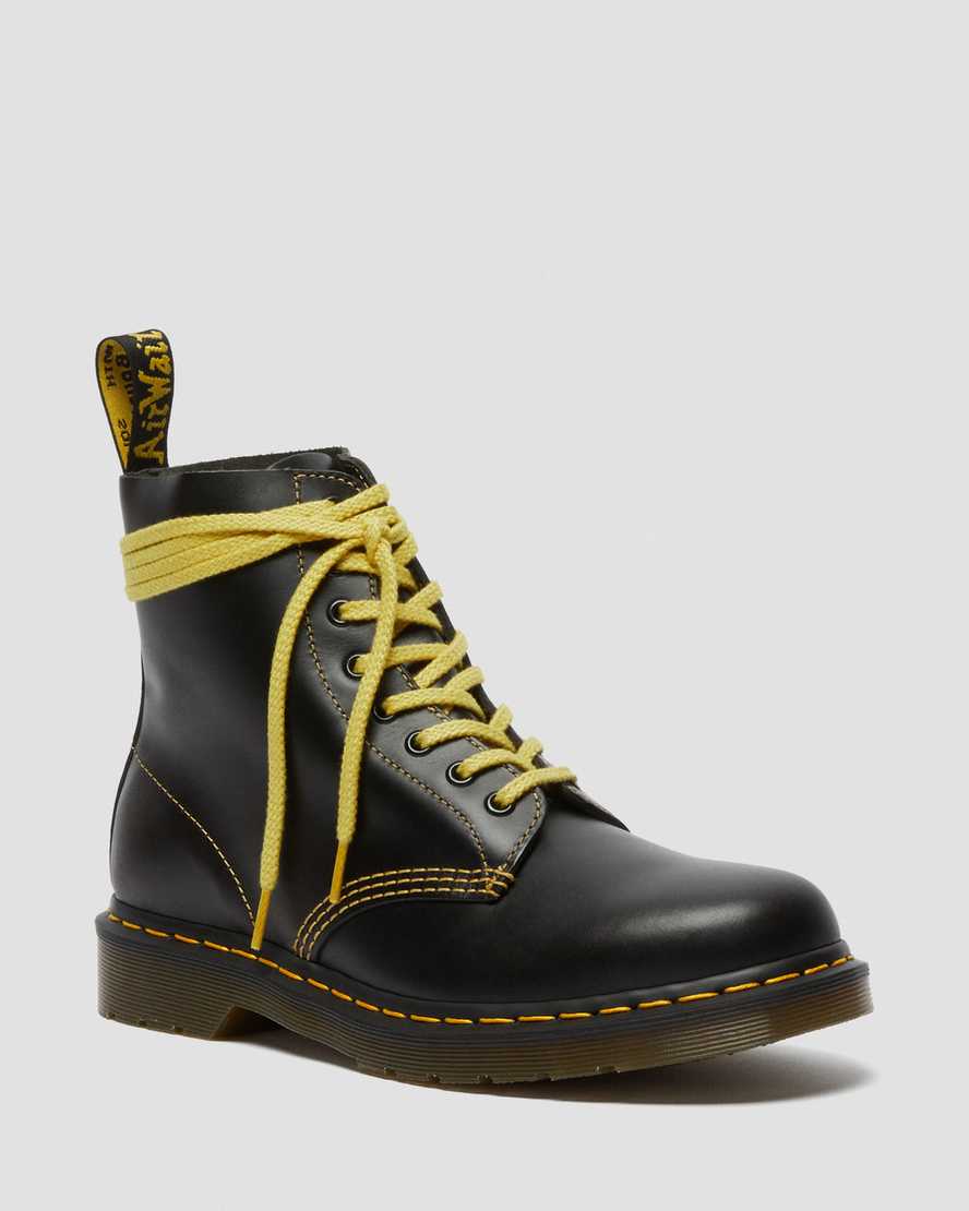 Dr. Martens 1460 Pascal Atlas Nahka Miesten Nauhalliset Nilkkurit - TummanHarmaat Nilkkurit [741-LAD